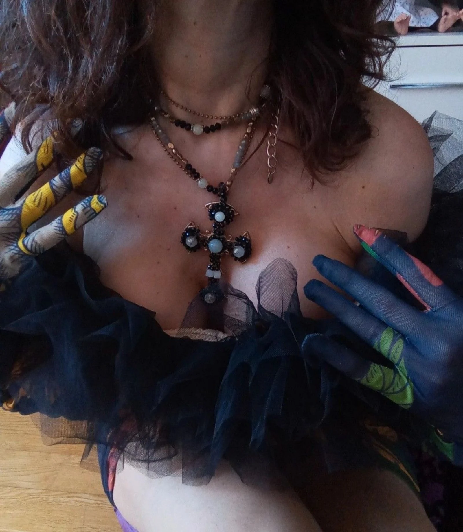 Halsketting met grote kruis in gotische stijl – photo 16